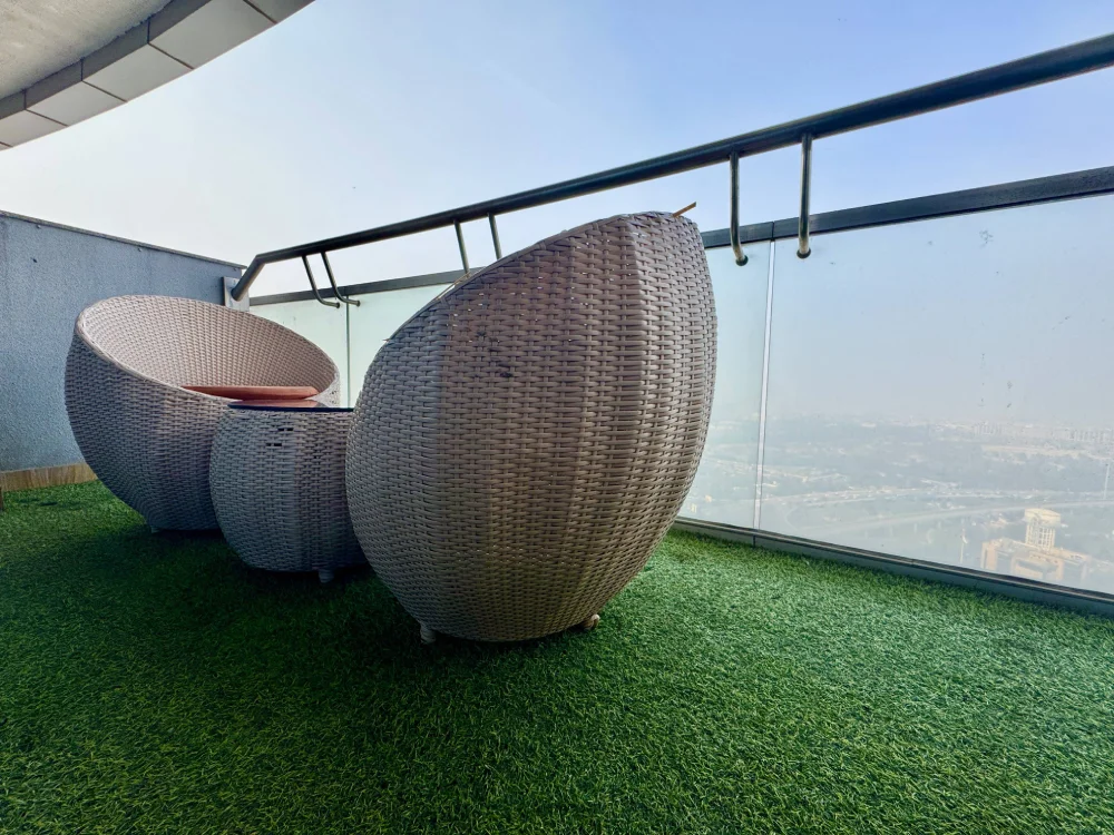CityGlow 28 balcony with Yamuna river view at Supernova Spira Noida