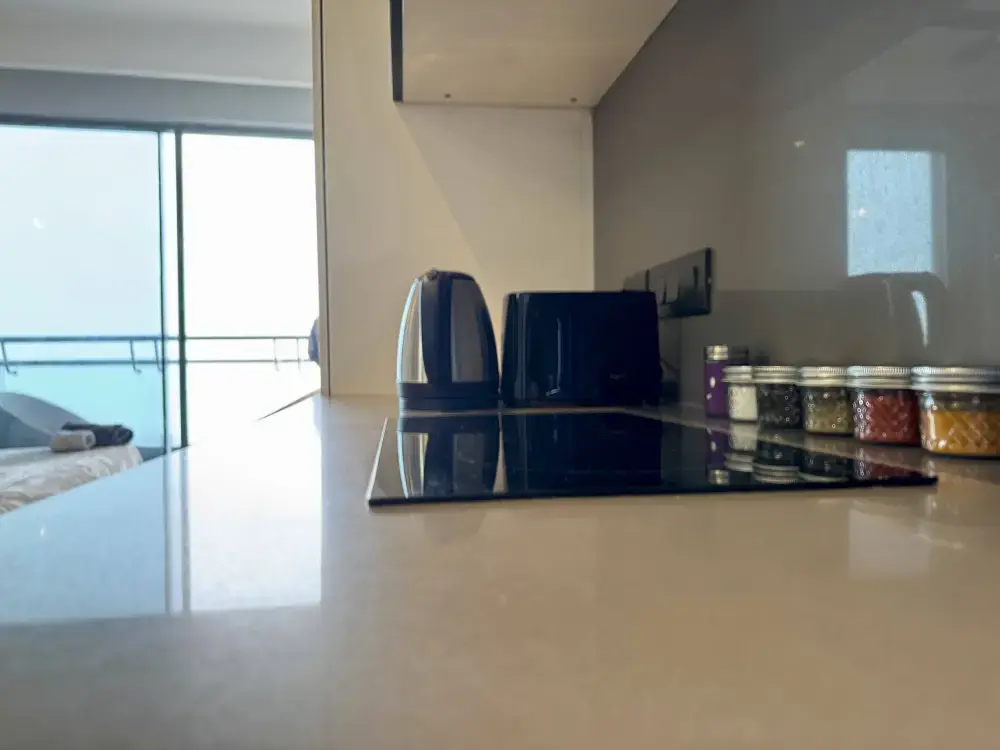 CityGlow 28 living room with city view at Supernova Spira Sector 94 Noida