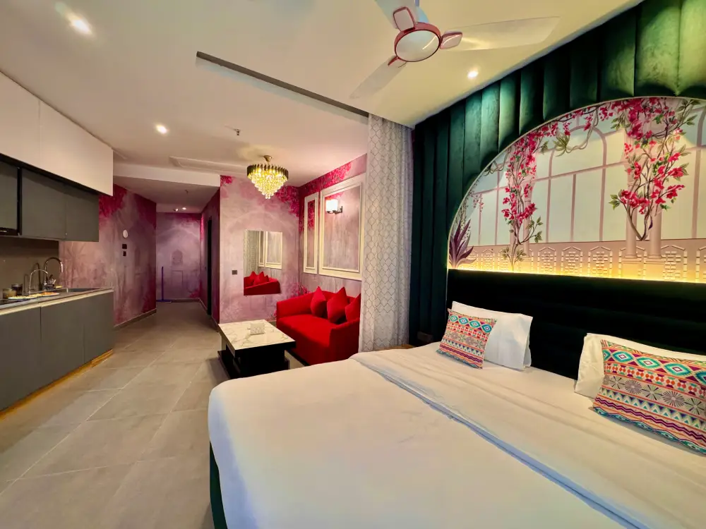Living - TV Area at ScarletSky 31, Supernova Spira Sector 94 Noida