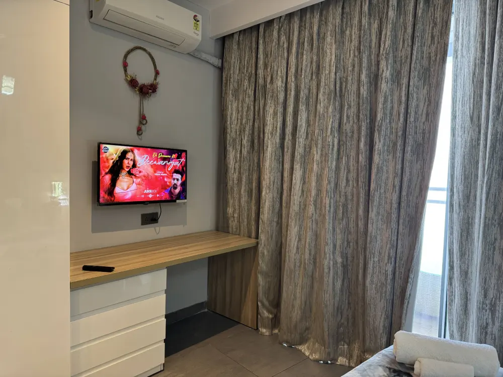 Bedroom - Blackout Curtains at UrbanAura 37, Supernova Spira Sector 94 Noida