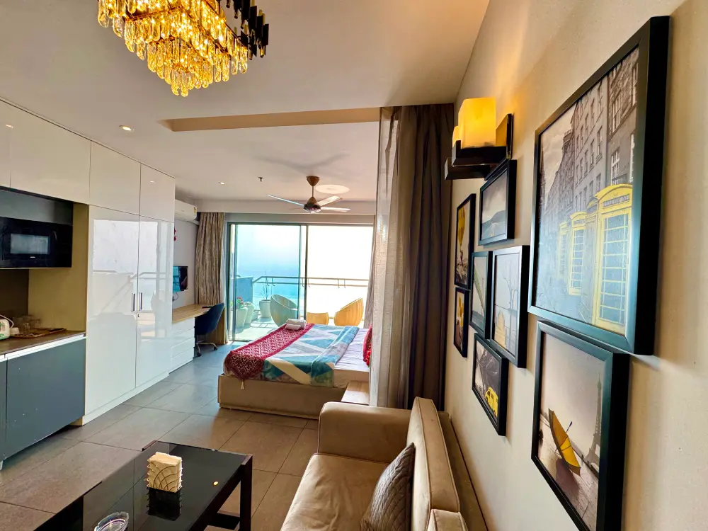 Living - Wardrobe & TV at UrbanAura 37, Supernova Spira Sector 94 Noida
